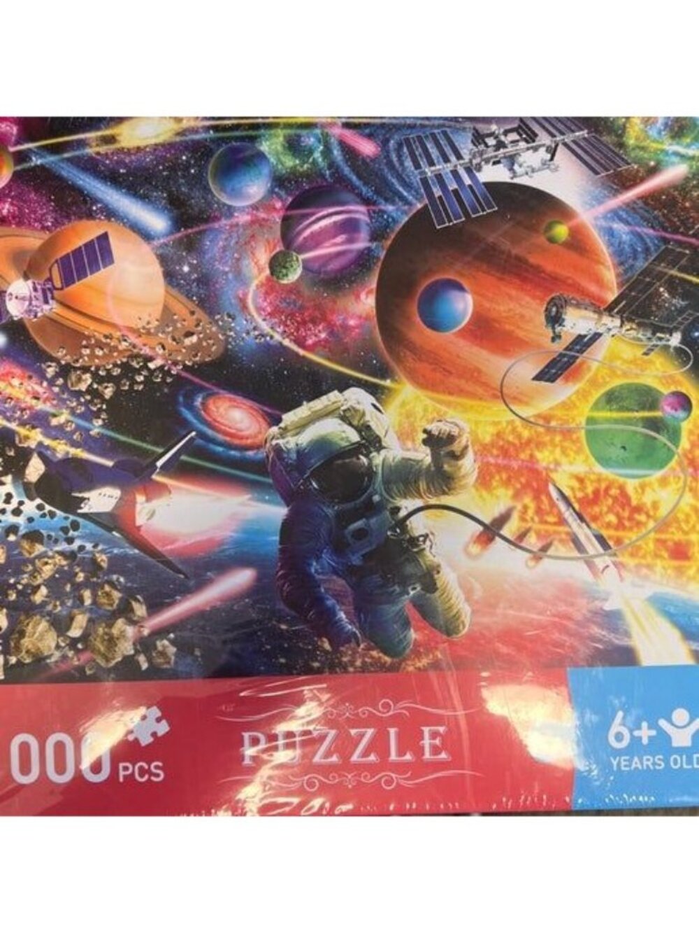 1000-Piece Space Exploration Jigsaw Puzzle For Adults & Kids 510x690mm Starry Sk